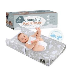 NIB Babylicious Changing Pad + Cover in “Dreamy Grey”